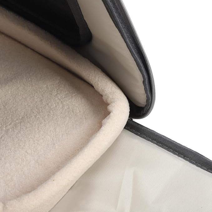 Large Capacity Dog Carrier Bag, Breathable Soft-Sided Design, Multi-Functional Pet Travel Carrier for Cats and Small Dogs, Stylish Space Capsule Look, Sturdy Cationic Dyed Polyester