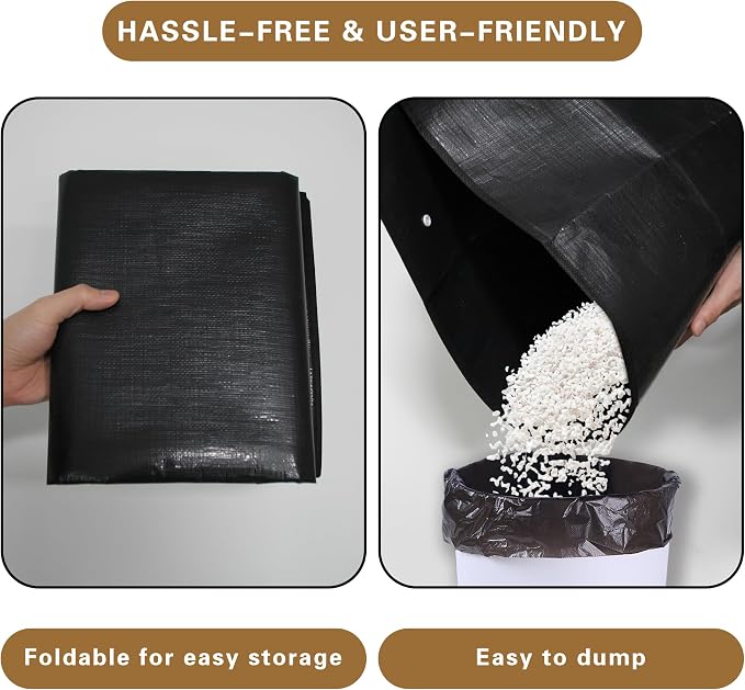 Waterproof Pet Playpen Mats, Reusable Cage Liner, Black Plastic Floor Mat for Small Animals (Blue 59x39 in (1 pc))