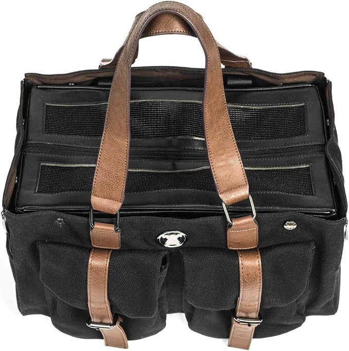 Shell Tote for use Interchangeable Base Pet Carrier (Shell Tote) (Shell Tote ONLY for USE with Base PET Carrier, Weekend Canvas Black)