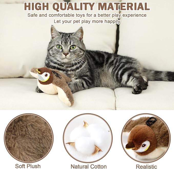 Tocirelo Cat Chew Rope Toy & Interactive Cat Toy