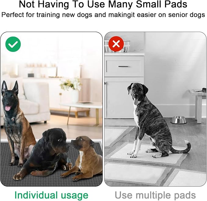 Extra Large 54"x37" 35 Pcs Odor-Control Super Absorbency Charcoal Pee Pads for Dogs,Leak-Proof Pet Training Pee Pads,Thicken Disposable Potty Pads Puppy Training Pads for Cats Rabbits
