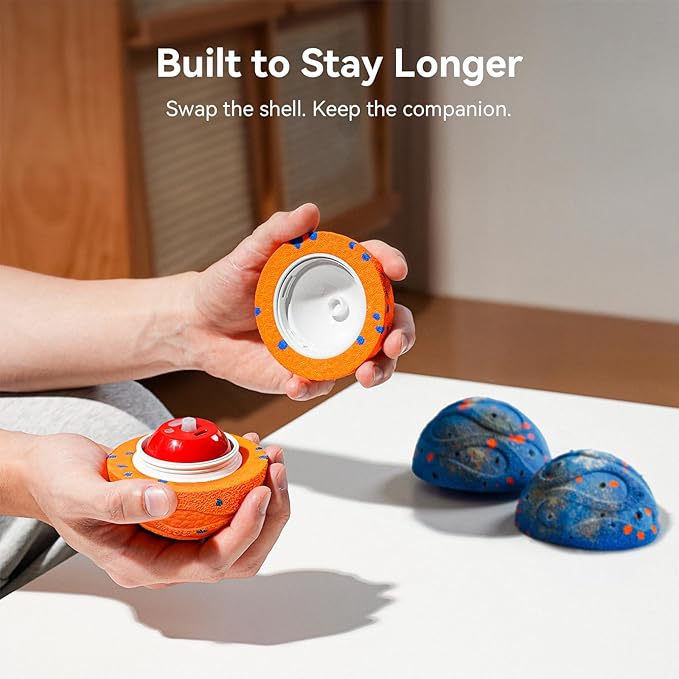 Cheerble Smart Interactive Dog Toy, Wicked Ball AIR Neo, Heartbeat Puppy Toy Automatic Moving, Bouncing, and Rotating, ETPU Material, IPX7 Waterproof Rating, Active Rolling Ball for Medium & Large Dog