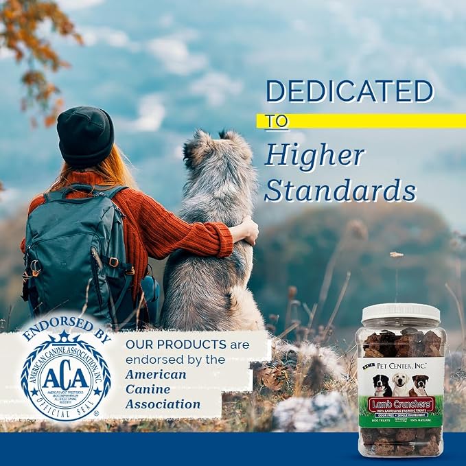 PCI Pet Center, Inc Lamb Crunchers - Lamb Lung Dog Training Treats - Premium Quality, 100% Natural, Single Ingredient - Dog & Puppy Treats - 7 oz Bag