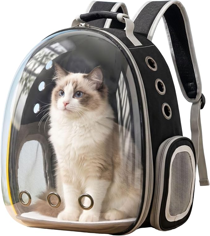 Pet Bag Transparent Space Cabin Backpack Breathable Outdoor Portable Backpack Large Capacity Pet Aviation Box Cat Bag