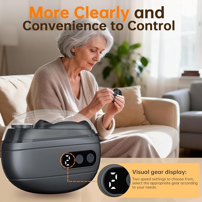 Electric Nail Clipper 2026 Upgraded 3 in 1 Rechargeable Automatic Nail Trimmer with LED Light & Clip Storage - USB Rechargeable for Baby, Kids,Seniors, Adults
