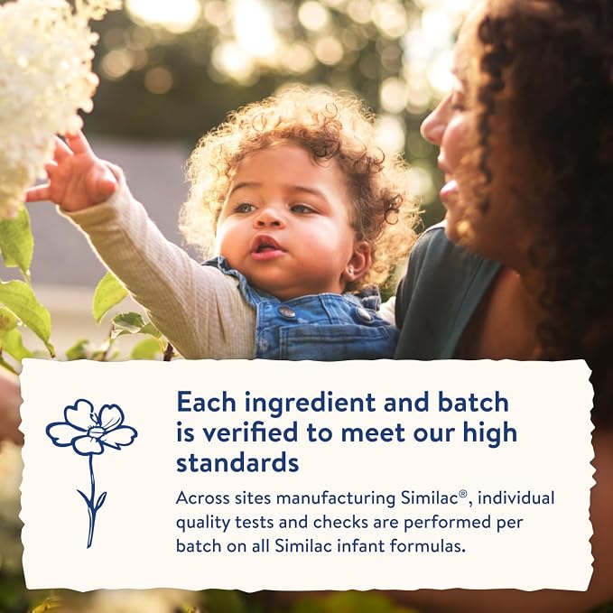 Similac Dual Prebiotic Blend, Baby Formula With Iron, Ready to Feed, 0-12 Months, 8-fl-oz Bottle, Pack of 24