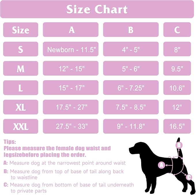 Dog Diapers Female 5pcs,Reusable Dog Doggie Puppy Doggy Diapers Female, Period Panties in Heat, Tiedye, Small