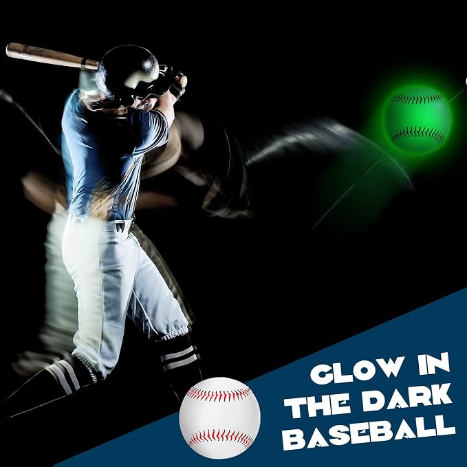 Chivao Glow in The Dark Baseball Light up Official Size Gifts for Boys and Girls, Kids, and Fans Baseball Accessories