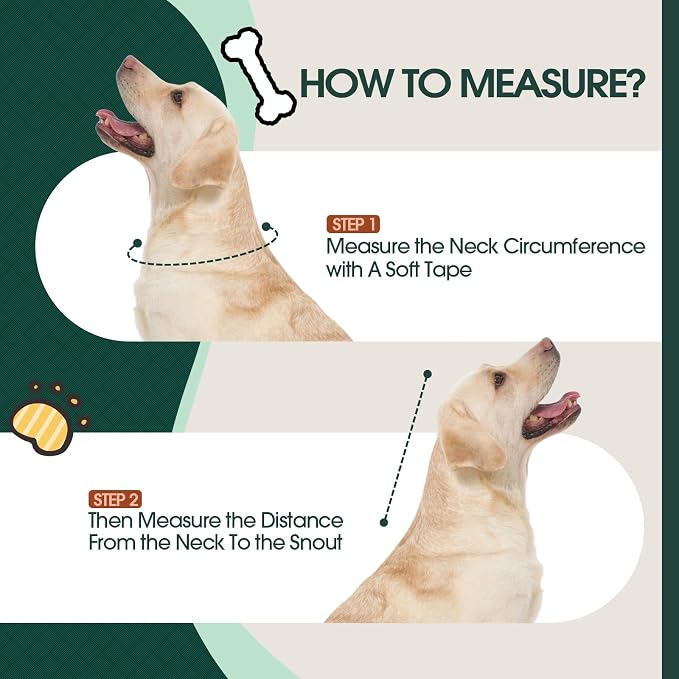 Kuoser Large Dog Cone Collar After Surgery, Soft Cone for Dogs to Stop Licking, Breathable Pet Recovery Collar Comfortable Elizabethan Collars, Adjustable Protective Dog Cones for Large Dogs, Blue L