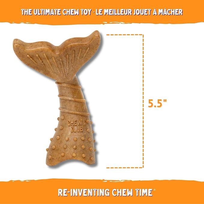 Powerbone Pet Chew Toy for Dogs - Durable, Non Toxic & Pet Safe - Best for Aggressive Chewers, Long Lasting Dental Health, Dog Teeth Cleaning, Dog Life Stages - Twist Tail 6'' (Pack of 2)