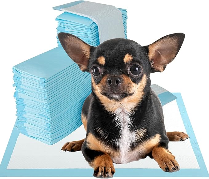 Giantex Dog Pee Pads 300 Count, 18" x 13" Puppy Training Pads for Small Dogs & Puppies, Super Absorbent Leak-Proof Disposable Potty Pads for House Training, Indoor & Outdoor Use