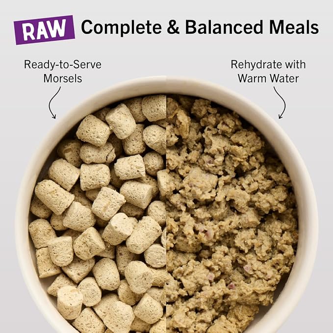 Stella & Chewy's Freeze-Dried Raw Cat Dinner Morsels - Premium Chicken Recipe with 98% Cage-Free Meat & Organs - Natural Grain-Free Cat & Kitten Food - Made in USA - 8 oz