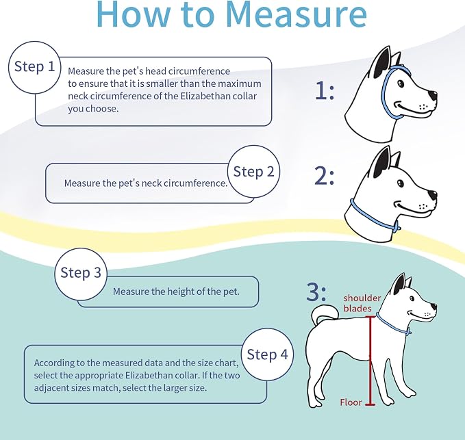Comfortable Adjustable Soft Dog Cone Alternative - Elizabethan Donut Collar for Small Dogs & Cats Recovery - Different Sizes for Medium & Small Dogs