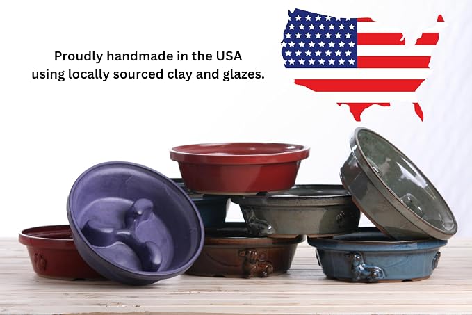 Willow Ceramics Dog Bowl – Handmade Ceramic Slow Feeder, 13.5oz Anti‑Gulp Bowl for Small to Medium Dogs, Dishwasher Safe, Made in USA (Red, 6inch)