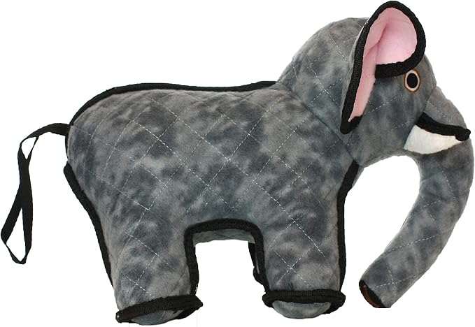 TUFFY® - 2 Pack Original : Elephant Dog Toy : : Ultra Durable Plush Toy with Multiple Layers & Reinforced Seams, Washable and Floats, Original Construction