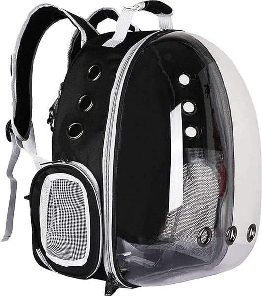 OLOTU Pet Backpack Lightweight Portable Cat Backpack, Cat Carrier for Travel/Hiking/Outdoor, Airline Approved Pet Backpack Carrier, Black Spacious