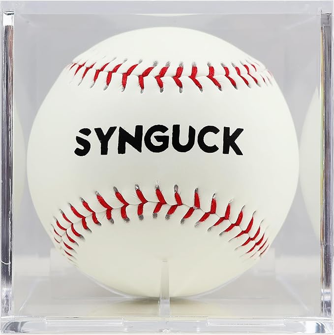 SYNGUCK 1/6 Pack Glow in The Dark Baseballs – Light Up Baseball Official Size | Glow Balls for Night Games, Practice, Gifts for Kids,Boys, Girls & Fans