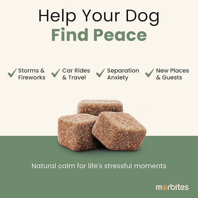Calming Soft Chews for Dogs with Melatonin & L-Theanine – Daily Emotional Wellness Support – 120 Count