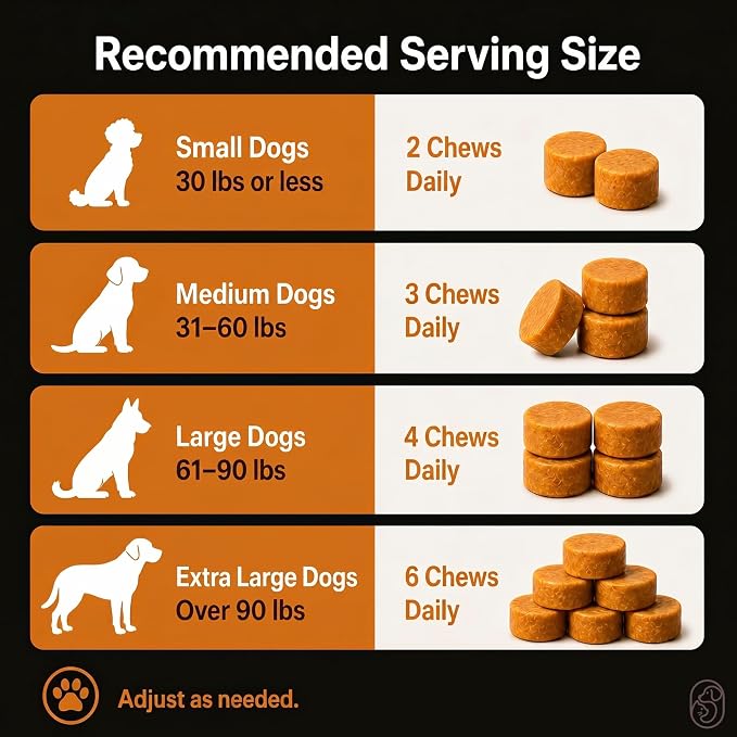 Dog Multivitamin Chews – Daily Dog Vitamins with 19+ Nutrients, Probiotics, Glucosamine & Omega Fish Oils – Supports Energy, Immune Health & Pet Wellness – Chicken Flavor, 120 Soft Chews
