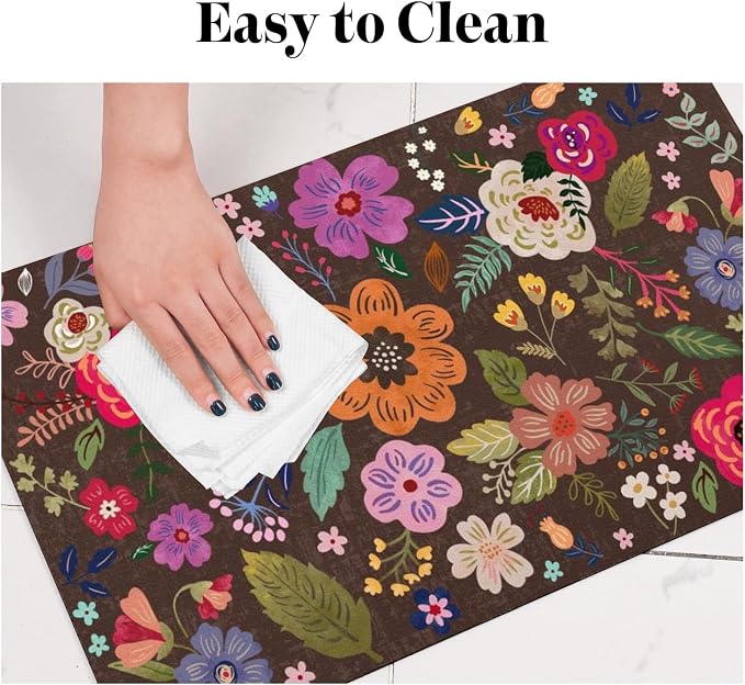 Dog Food Mats for Floors, Absorbent Dog Bowl Mat for Food and Water Dispenser, Quick Dry Cat Food Mat Pet Supplies