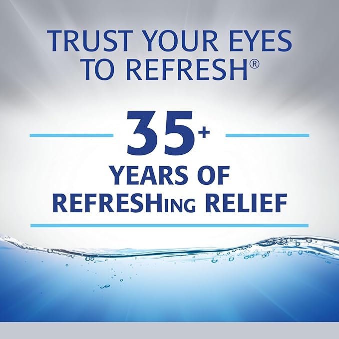 Refresh Optive Advanced Lubricant Eye Drops Artificial Tears, 0.33 fl oz (10 mL), 1 Count
