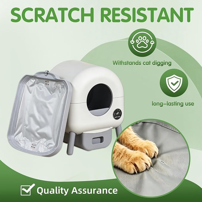 Smart Cat Litter Box Accessories Waterproof Pad Soft Fabric Liner/Pad Soft Mat Removable Liner for 95L Automatic Cat Litter Box