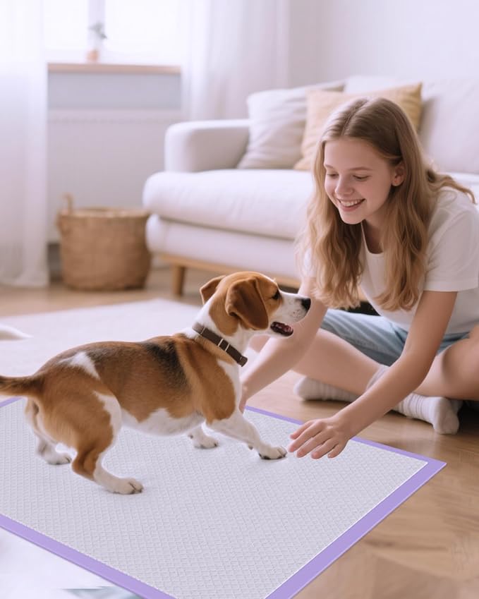 JollyMate Extra Large Dog Pee Pads 36"x36", 30 Counts Leak-Proof Heavy Absorbent Pee Pads for Dogs, Quick Dry Disposable Dog Training Pads