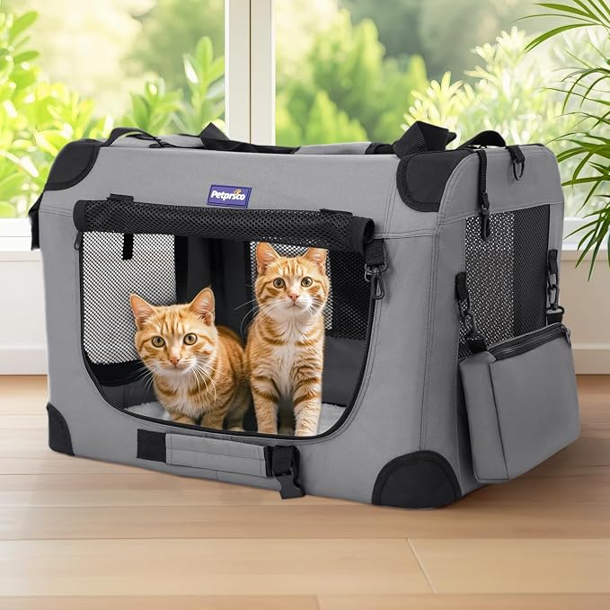 Two Different Colored Dog Crate for Multiple Pets