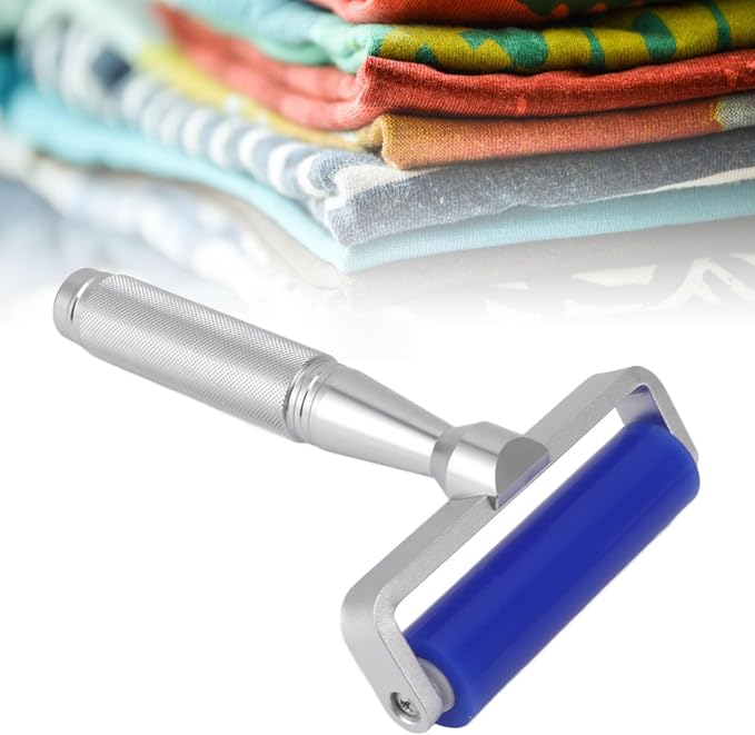 Reusable Silicone Lint Roller for Pet Hair, Extra Sticky Dust Remover Washable Lint Roller Brush for Dog Cat Hair Removal (8 Inch)