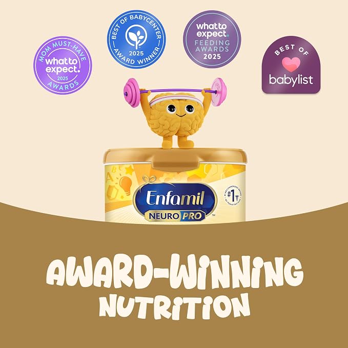 Enfamil NeuroPro Ready-to-Use Baby Formula, Ready to Feed, Brain and Immune Support with DHA, Iron and Prebiotics, Non-GMO, 2 Fl Oz (Pack of 96)
