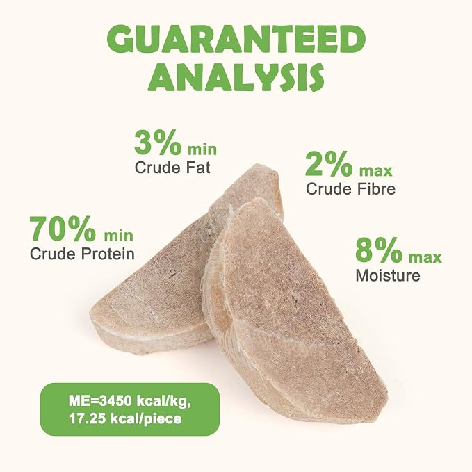 MON2SUN Freeze Dried Duck Breast Treats for Dogs & Cats - Whole Cut Chunks, Single Ingredient, High Protein, Grain Free Food Topper & Training Snacks, 9.2oz