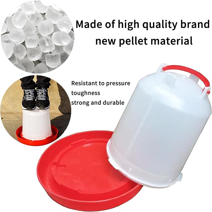 Poultry & Bird Water Dispenser 1.5L, 4-Pack – Easy to Refill Hanging Chicken Waterer for Ducks, Quail, and Small Birds