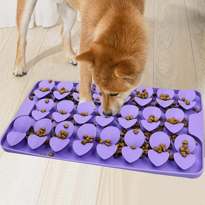 Medium Snuffle Mat for Small Medium Dog&Small Silicone Snuffle Mat for Small Dog Puppy Cat Slow Down Eating
