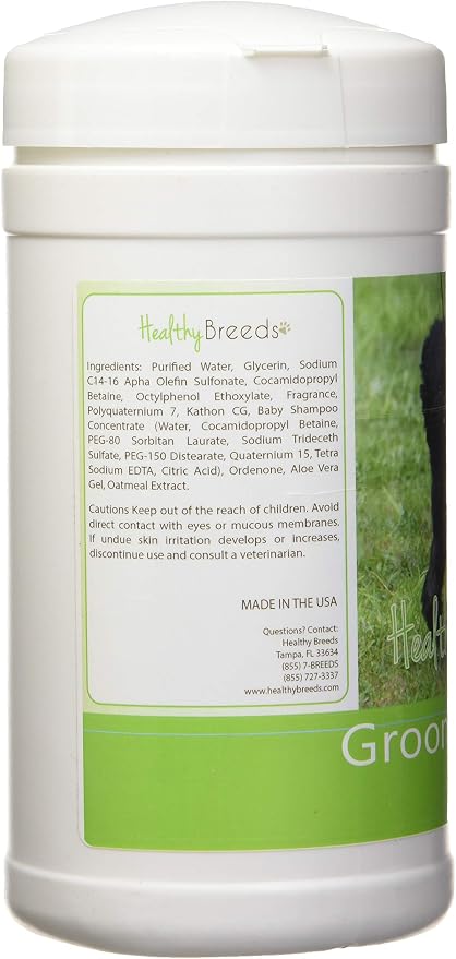 Healthy Breeds Affenpinscher Grooming Wipes - Multi-Purpose - Keep Them Clean & Smelling Great From Head-to-Tail - Pina Colada Scent - 70 Count
