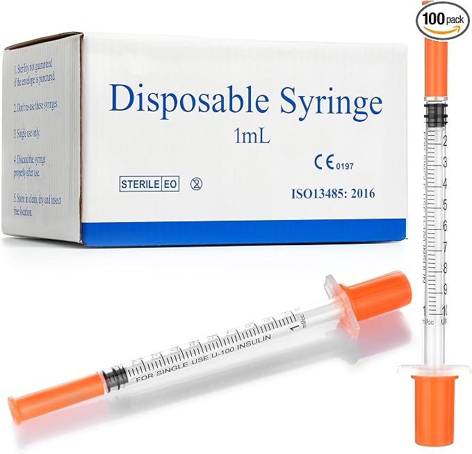 Pet Veterinary Tool – Sterile, Single Use (1cc 31G 1/4" 100Pack)
