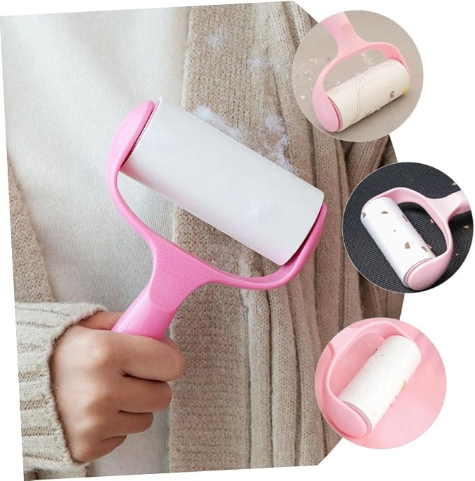 5 Sets Pet Hair for Couch Furniture Sticky Lint Roller Brush for Dog Cat Hair Removal Portable Cleaning Roller for Lint and Fluff