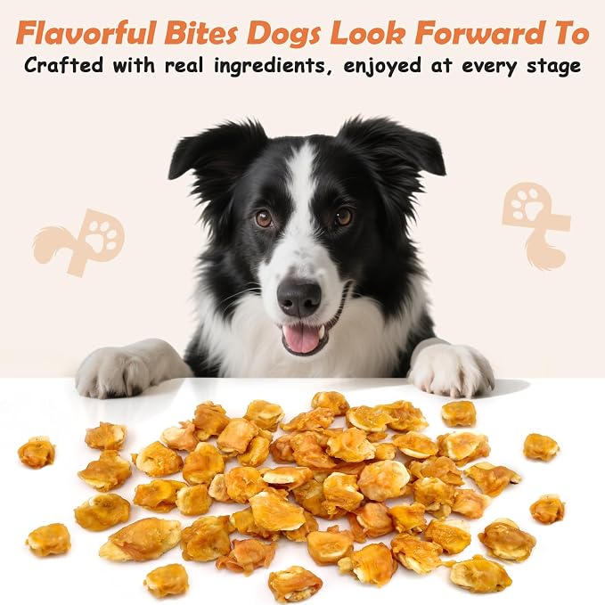 Chicken Wrapped Banana Dog Treats, Gluten and Grain Free Chicken Banana Chips, Healthy Chewy Dog Bites for Puppy and Small Dogs 2 Pound