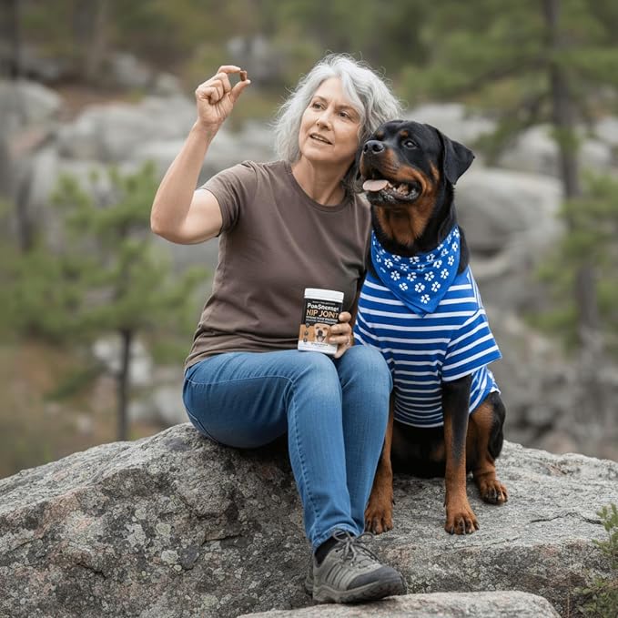 Pupstrong™+ Hip & Joint Support Soft Chews for Dogs – Powered by Polycan® Postbiotic – Supports Gut Health, Mobility, Joint Flexibility, Immune Health & Healthy Aging – 120 Chews