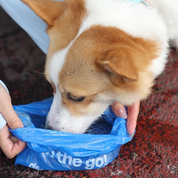 Deo Doo Dog Poop Bags with Handles 30 Rolls 360 Counts Big Sizes Leak Proof and Extra Thick Waste Bags Refill Rolls for Walking Small Medium Large Dogs Cats Litter Iris Scented