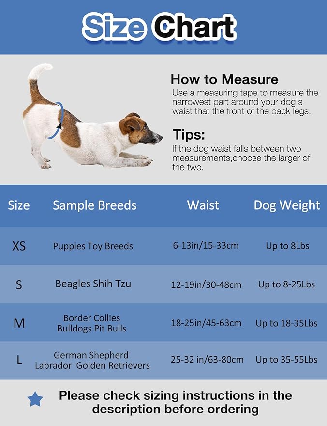 Dono Disposable Male Dog Diapers, Super Absorbent Male Dog Wraps for Small to Large Dogs, 360° Leak-Proof with Wetness Indicator,XS,24PCS