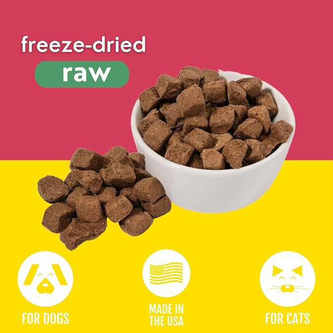 Momentum Carnivore Nutrition Freeze-Dried Beef Bundle – Beef Heart Treats and Training Bites – Single & Two-Ingredient Dog & Cat Treats – Grain-Free, High Protein, USA Made – 3.5 oz + 2.5 oz