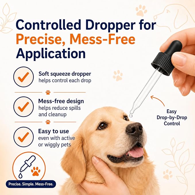 Pet Relief Advanced Vision,Pet Relief Advanced Vision Support Drops,Helps Maintain Clear, Irritation‑Free Eyes, Easy Dropper Bottle,2 floz. / 60 mL