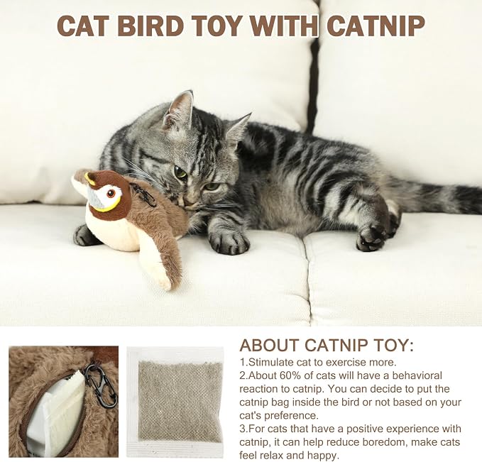 Tocirelo Cat Chew Rope Toy & Interactive Cat Toy