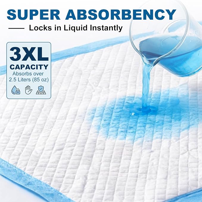 XXXL Dog Pee Pads Extra Large 36"x36" (35 Count), Heavy Duty XXL Puppy Pads for Large Dogs, Super Absorbent Potty Pads & Pet Training Mats