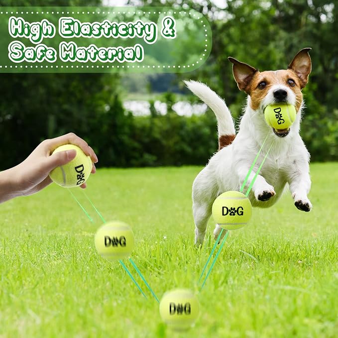 Yunsailing 40 Pack Tennis Balls Dog Toys Bulk 2.5 Inch with Carry Bags, Easy Catching Interactive Fetch for Pet Puppy Small Medium Large Dogs Training Exercise and Practice