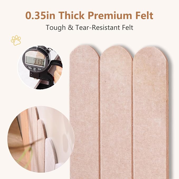 Cat Scratcher, Wall Scratchers for Indoor Cats, Vertical Scratching Posts, Cat Scratching Board, 3 Pieces Set Cat Scratch Furniture Protector (Orange)