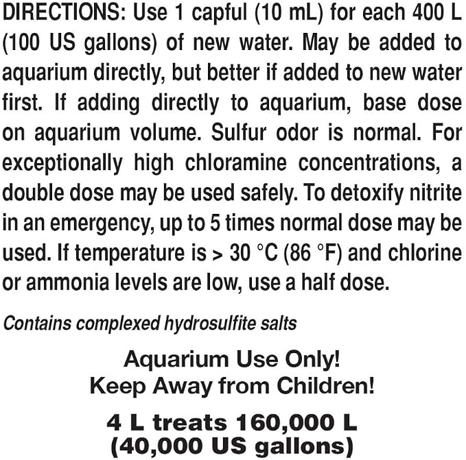 Seachem Prime Fresh and Saltwater Conditioner - Chemical Remover and Detoxifier 1 gal