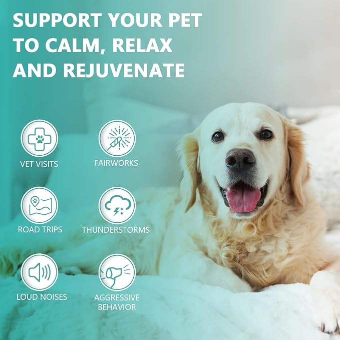 Max Potency Hemp Oil for Dogs & Cats - Help Anxiety Stress Pain Inflammation Arthritis Aggressive Relax Sleep Allergies Seizures Relief - Treats Chews Joint & Hip - Organic Pet Calming Drops