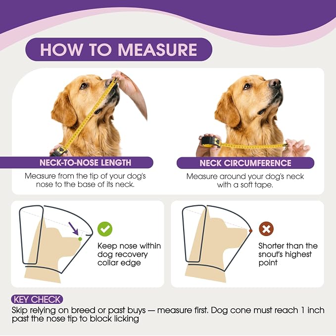 Dog Cone for Large Dogs After Surgery, Adjustable Soft Recovery Cone Collar for Dogs to Stop Licking, Professional Elizabethan Collar for Pet, Recovery Cones for Wound Healing & Hot Spots