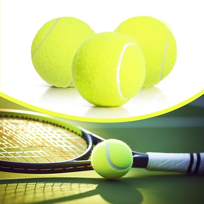 30/40 Pack Training Tennis Balls, Pet Dog Playing Balls, Practice Tennis Balls with Mesh Bag for Transport and Beginner Training